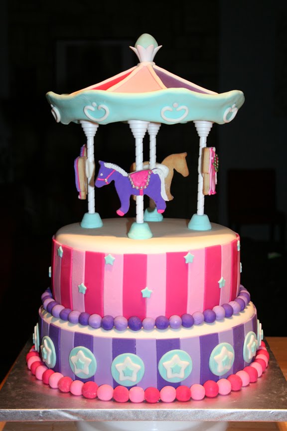 Carousel Cakes Decoration Ideas Little Birthday Cakes