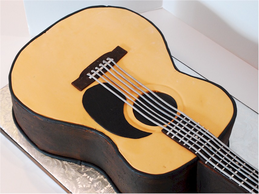 Acoustic Guitar Cake