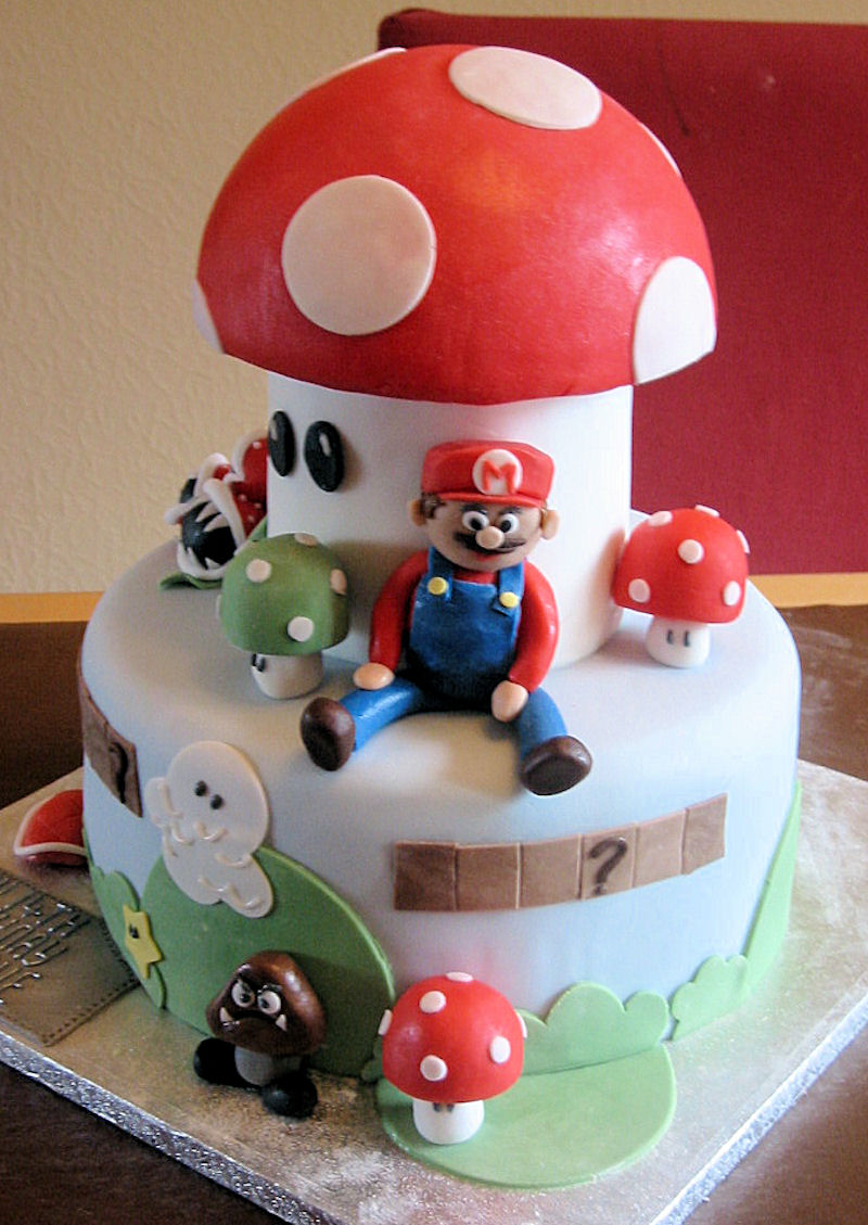 Mario Cakes Decoration Ideas Little Birthday Cakes