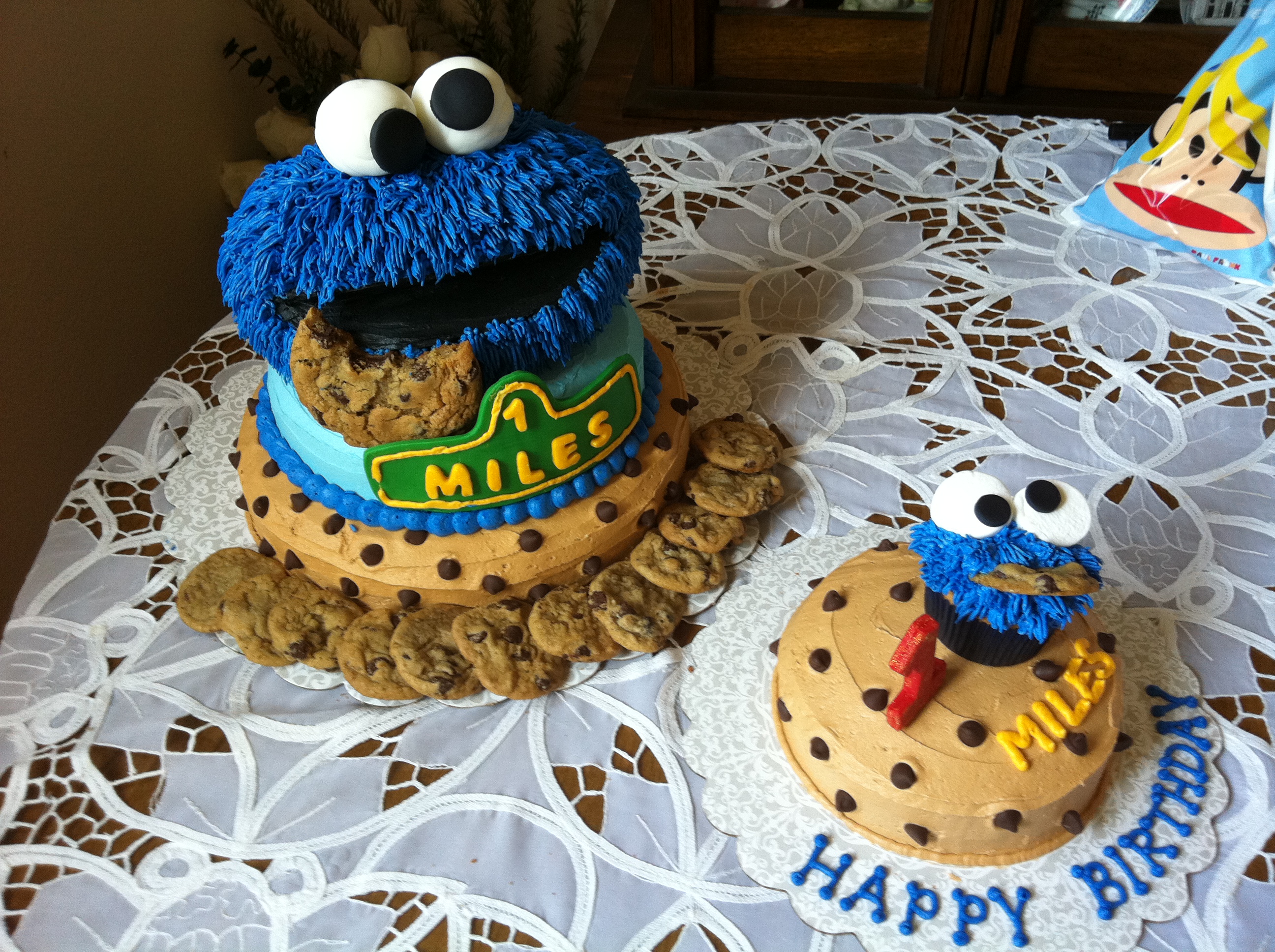 halloween cat cake pops Cookie Monster Cakes – Decoration Ideas | Little Birthday Cakes