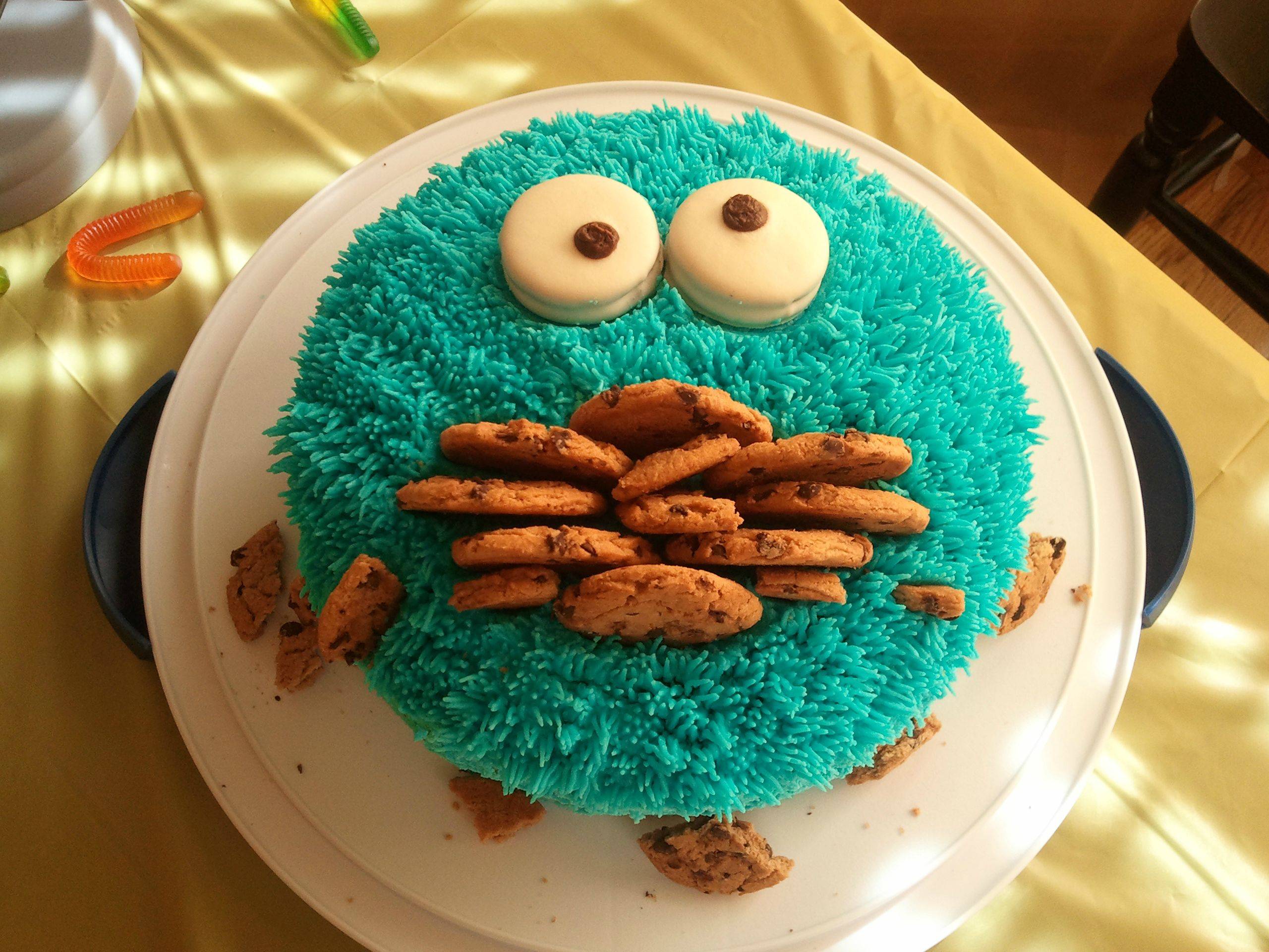Cookie Monster Cakes â€“ Decoration Ideas