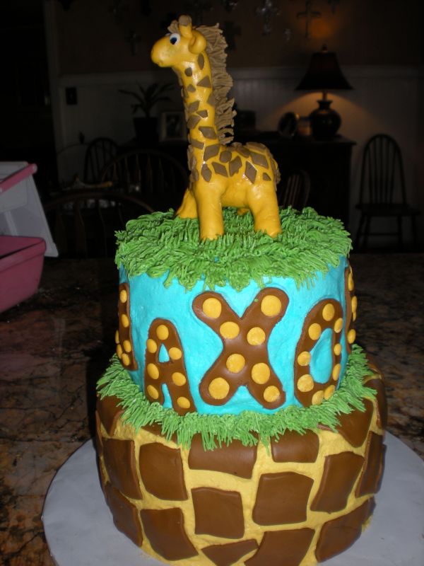 Giraffe Cake! | Giraffe cakes, Baby cake, Baby shower cakes