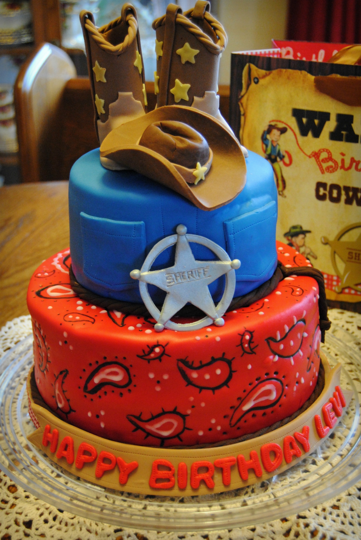 Cowboy Cakes Decoration Ideas Little Birthday Cakes