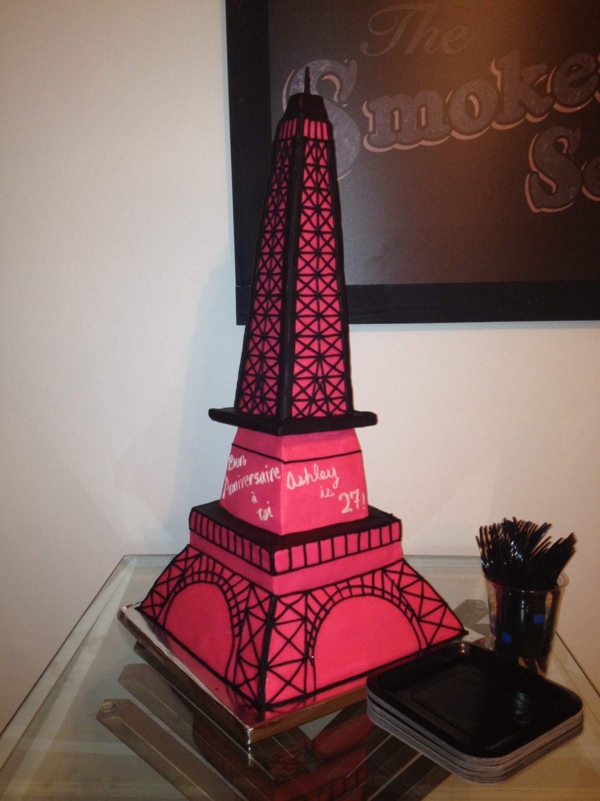 tower eiffel cakes cake paris theme birthday themed sweet crafts night decoration eifel cakecentral