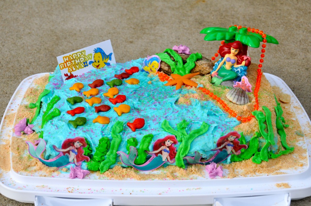 Ariel Mermaid Cake