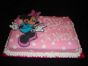 Baby Minnie Mouse Birthday Cakes
