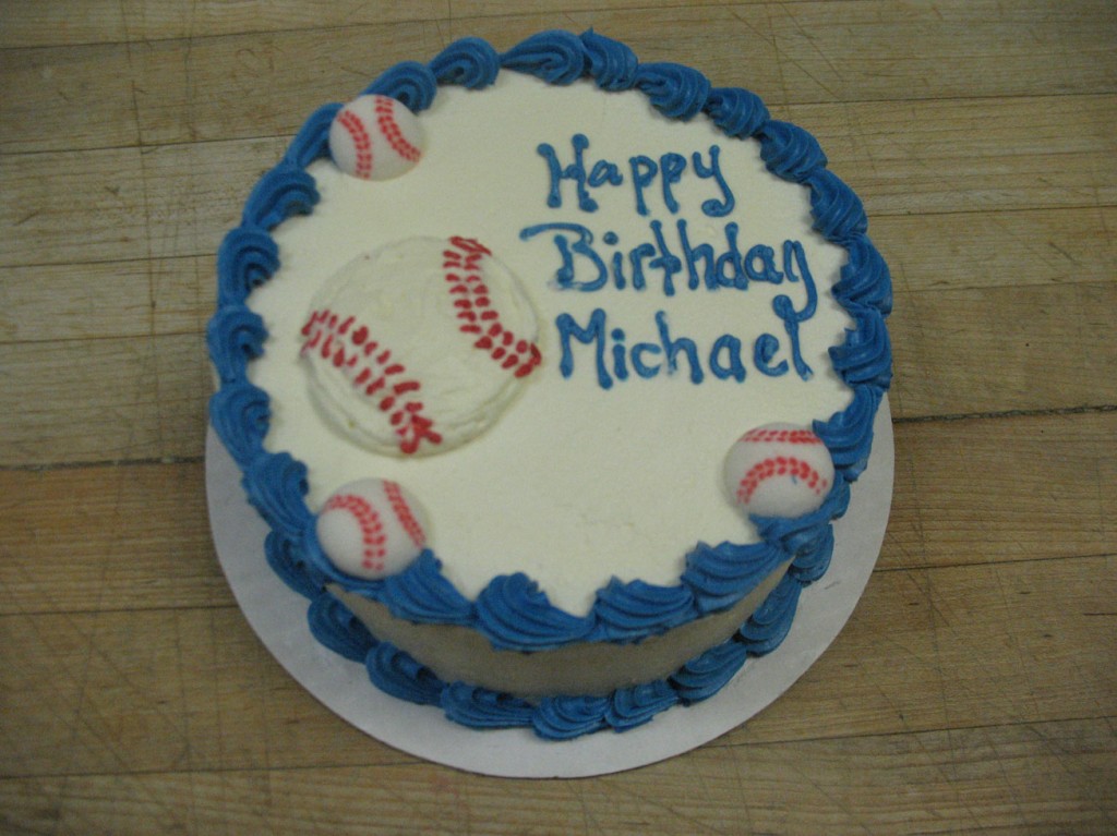 Baseball Cookie Cake