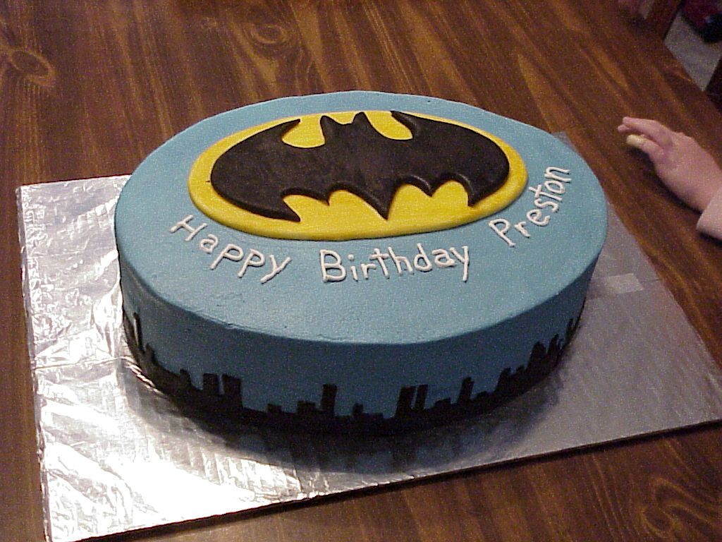 Batman Logo Birthday Cakes