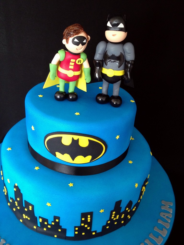 Batman and Robin Birthday Cakes