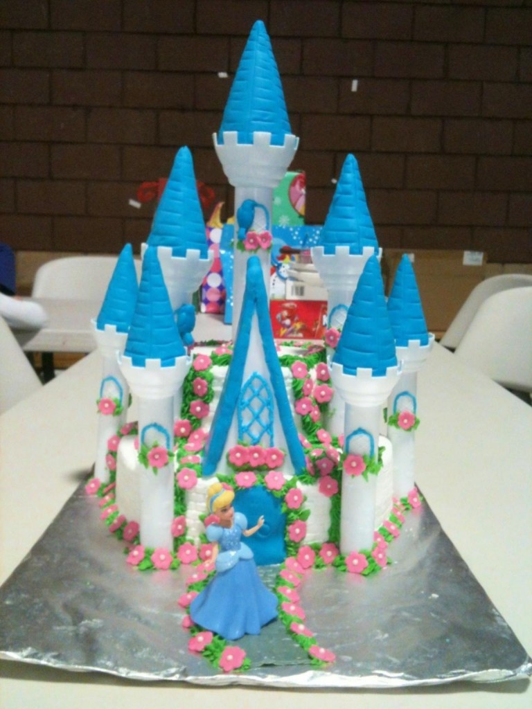 Cinderella Castle Birthday Cake