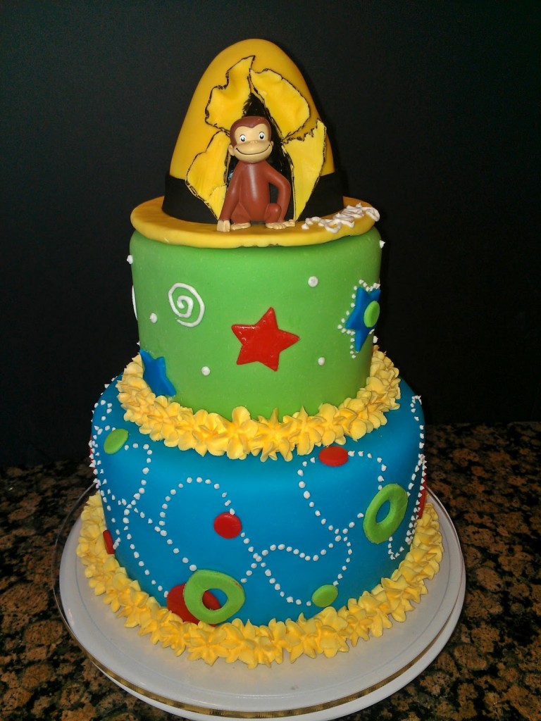 Curious George Birthday Cake Toppers