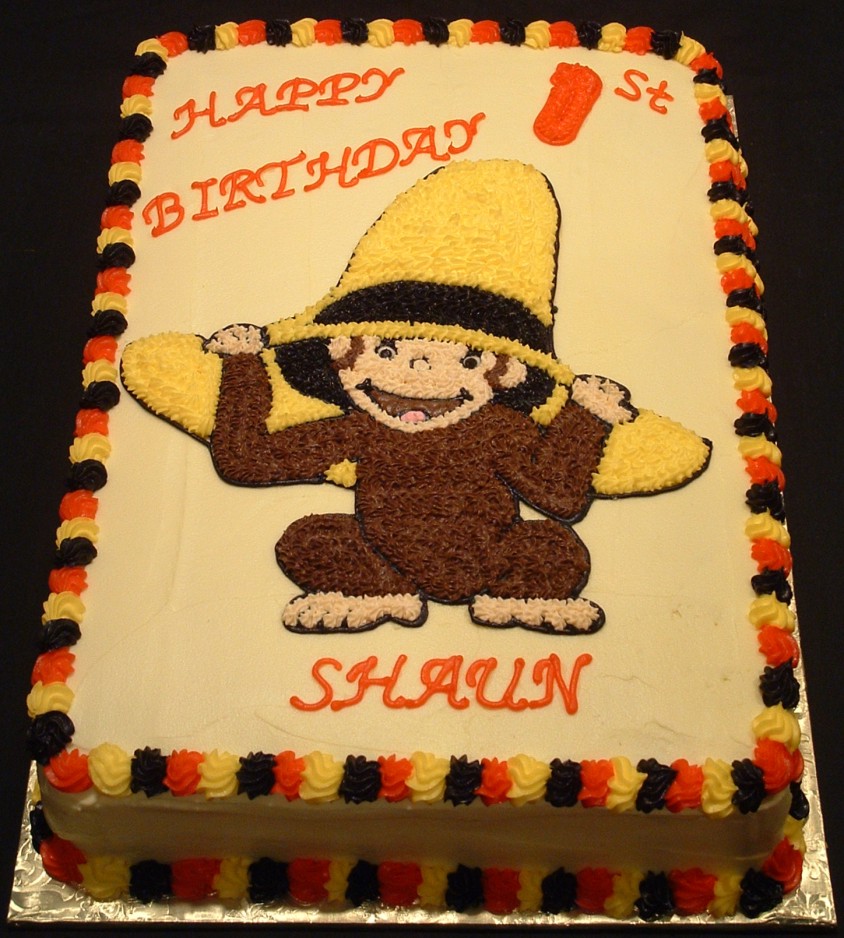 Curious George Cake Topper