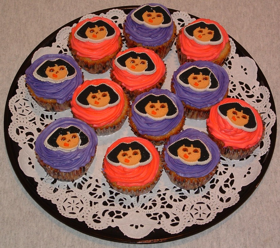 Dora Cupcake Cake