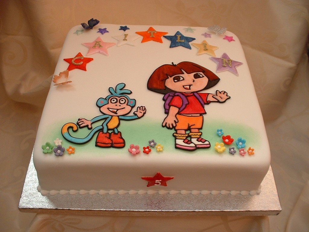 Dora The Explorer Birthday Cake