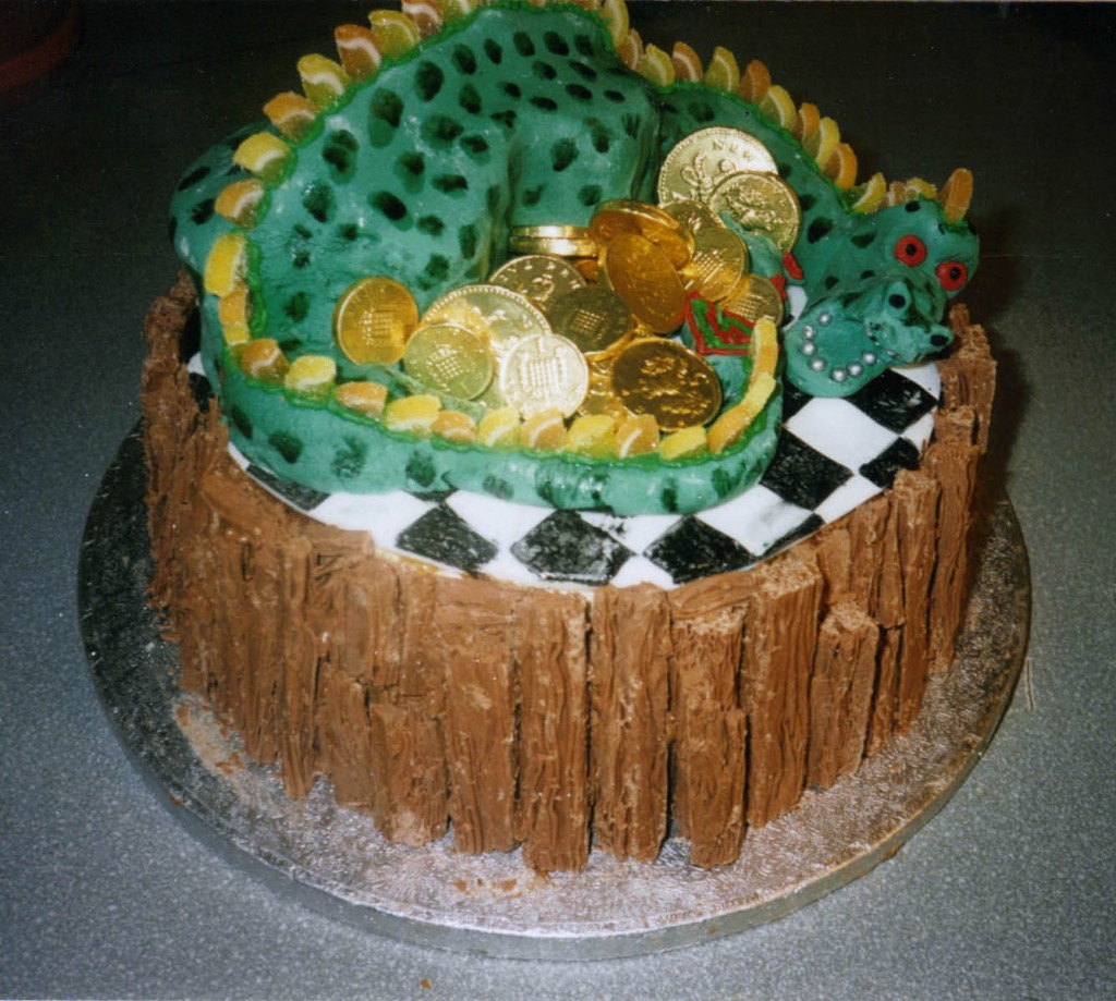 Dragon Birthday Cake