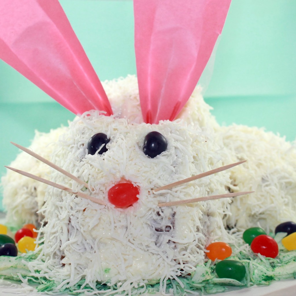 Easter Bunny Cake Decorating