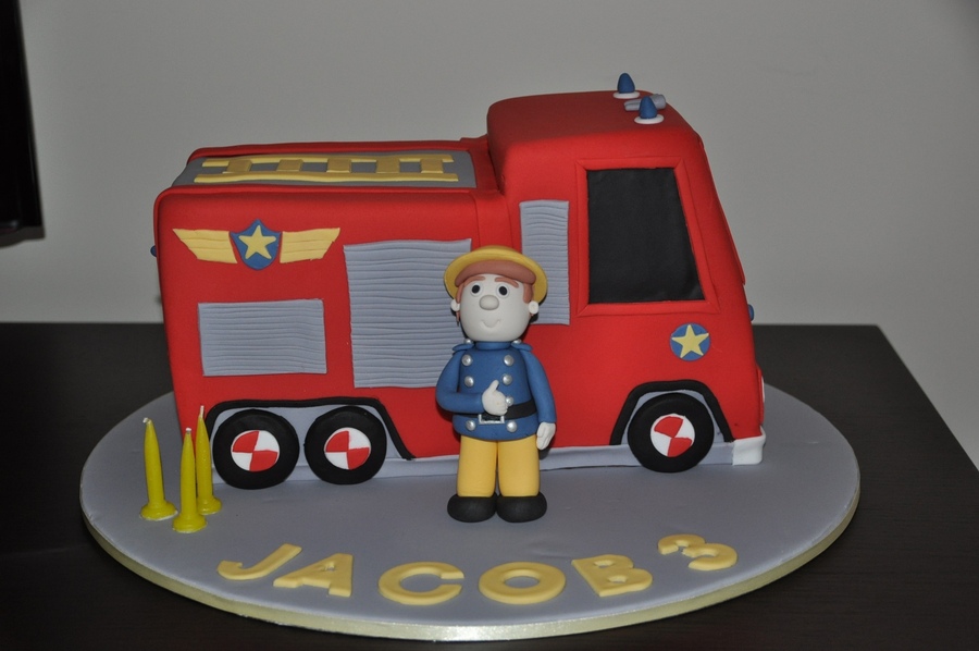 Fire Truck Cake Images