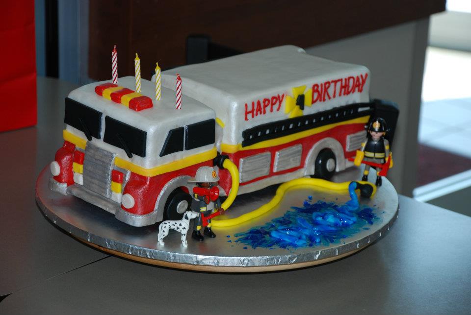 Fire Truck Cakes Pictures