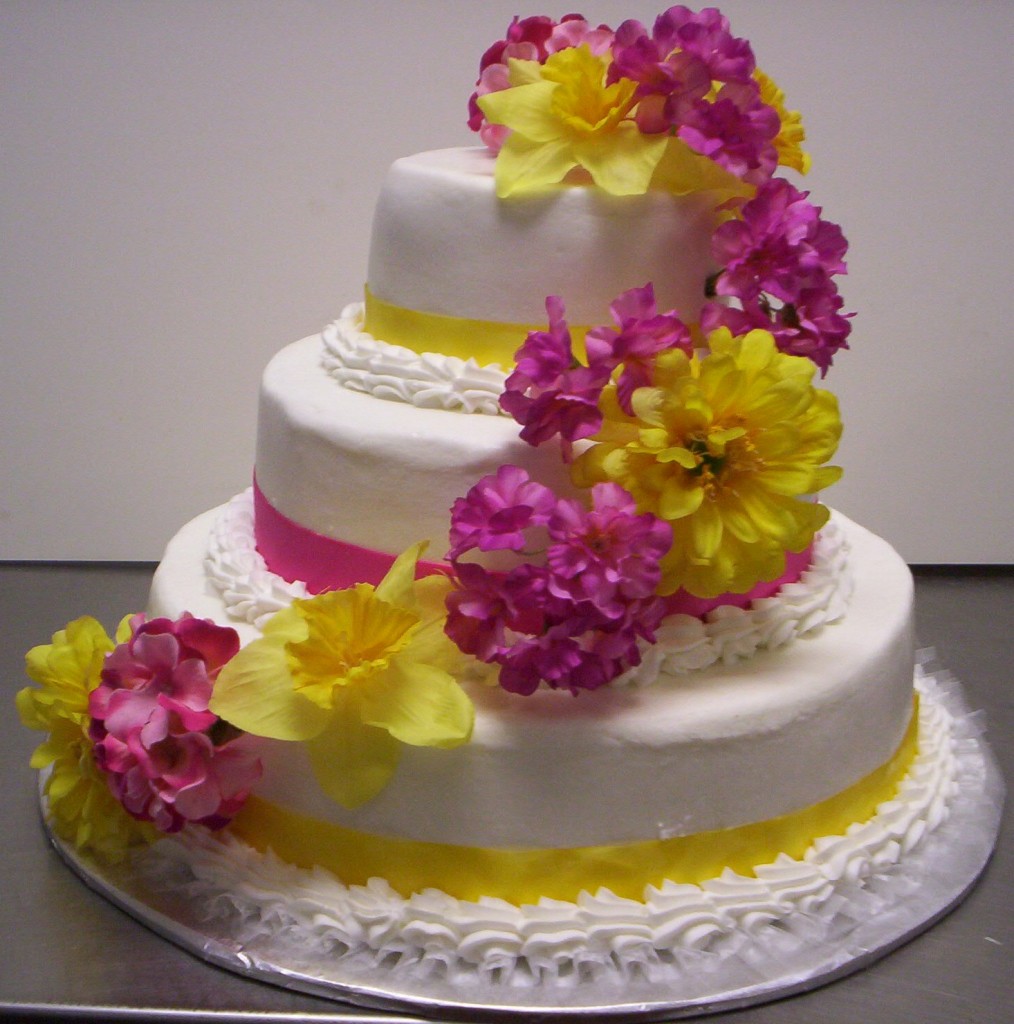 Flower Wedding Cake Toppers