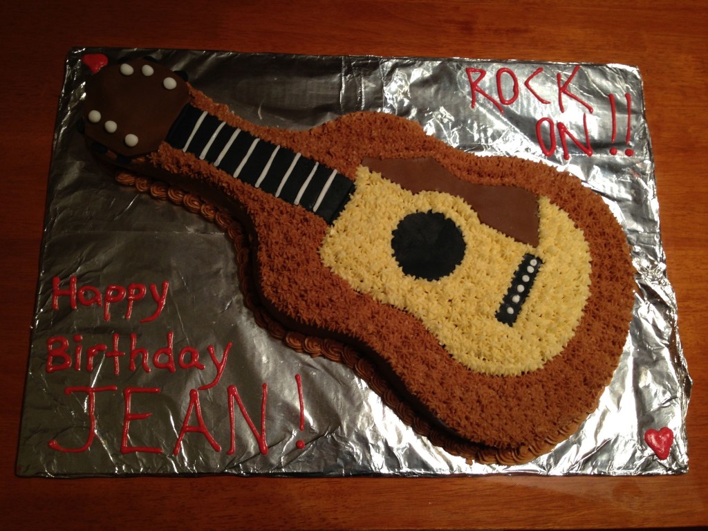 Guitar Cake For Kids