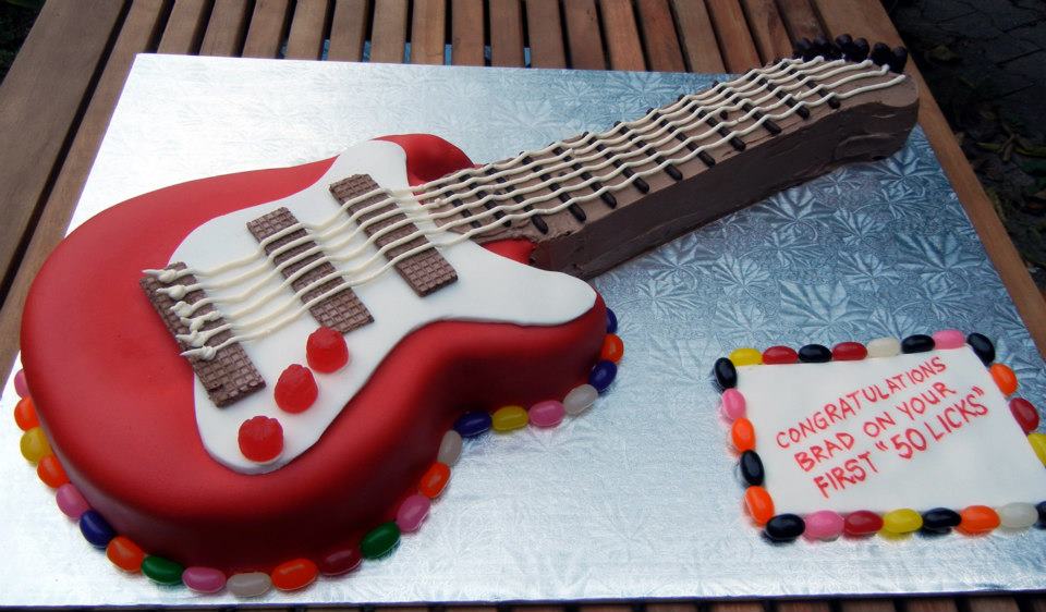 Guitar Cake Image