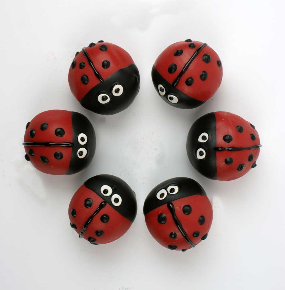 Ladybug Cake Balls