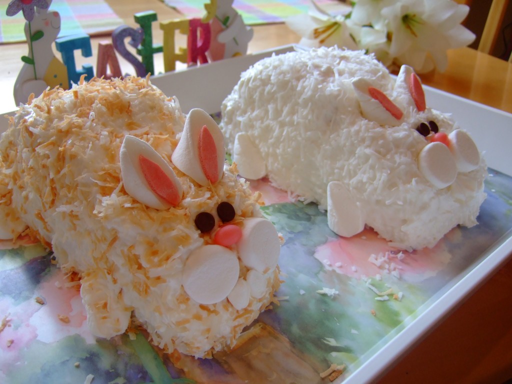 Make Easter Bunny Cake
