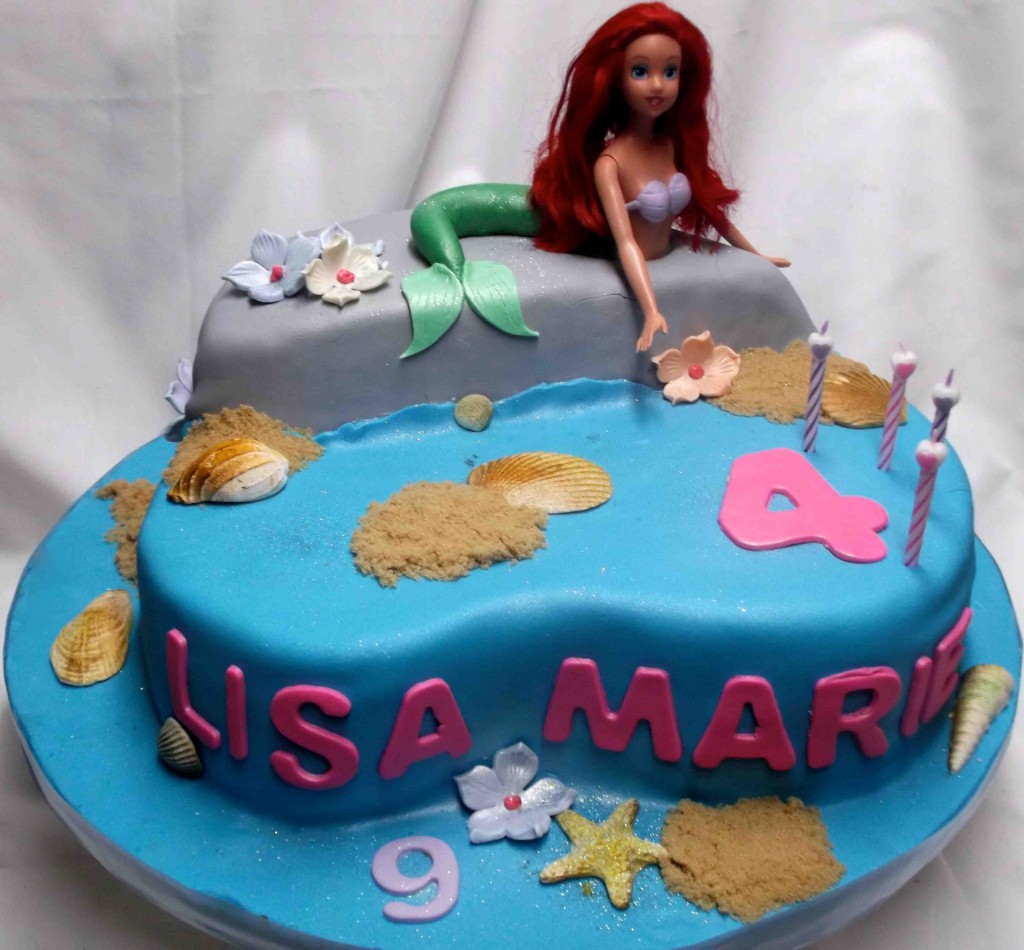 Mermaid Cake Template