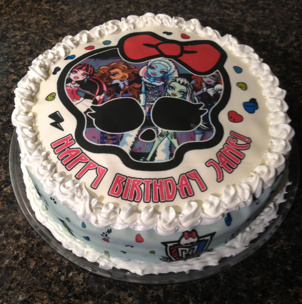 Monster High Birthday Cake Images