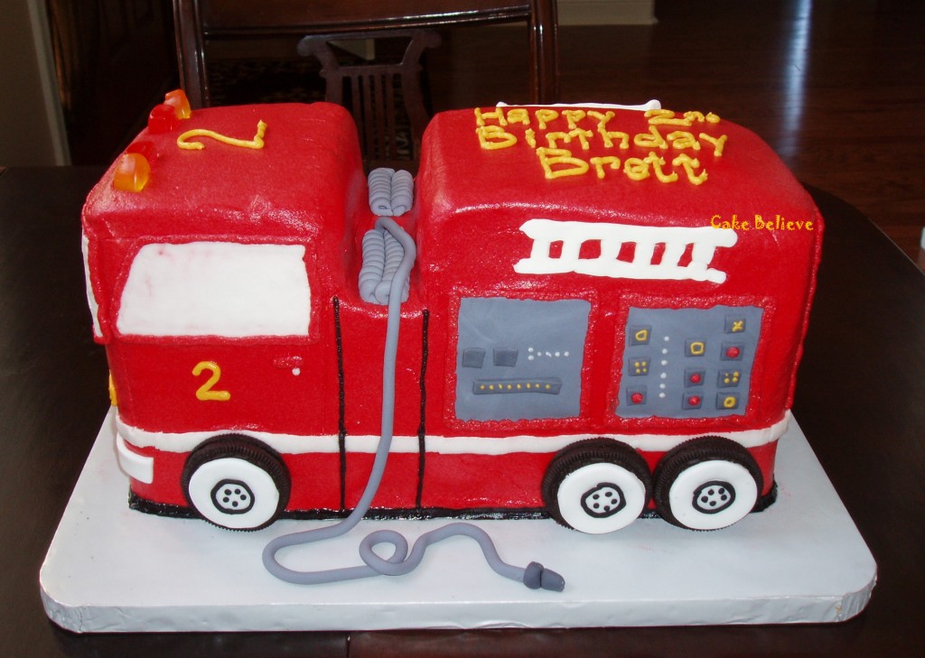 Pictures of Fire Truck Cake