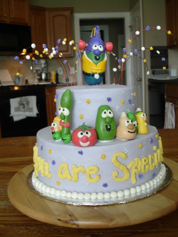 Pictures of Veggie Tales Cakes