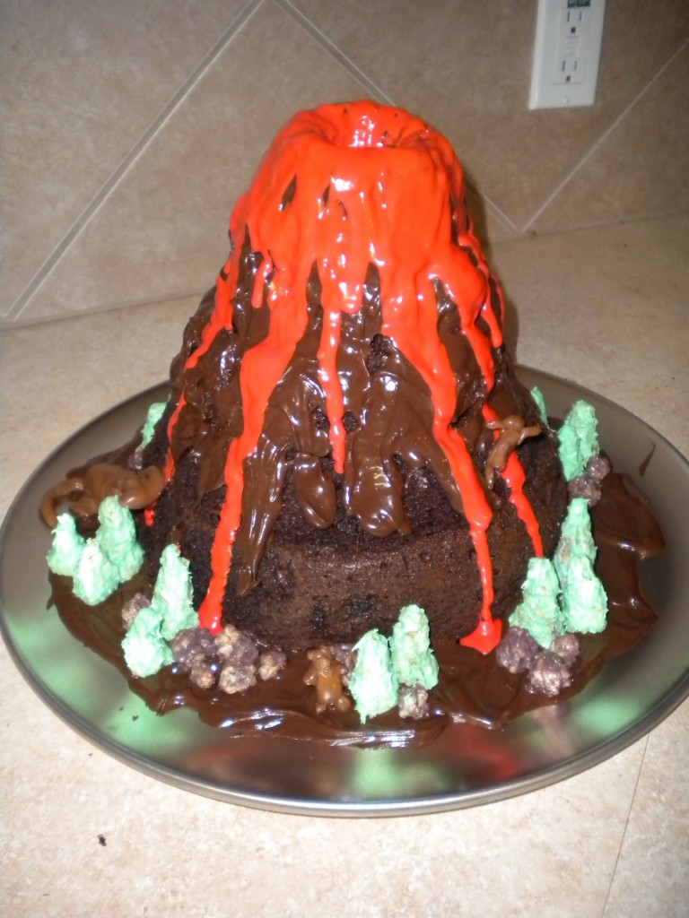 Pictures of Volcano Cakes