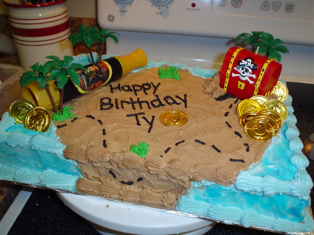 Pirate Themed Birthday Cakes
