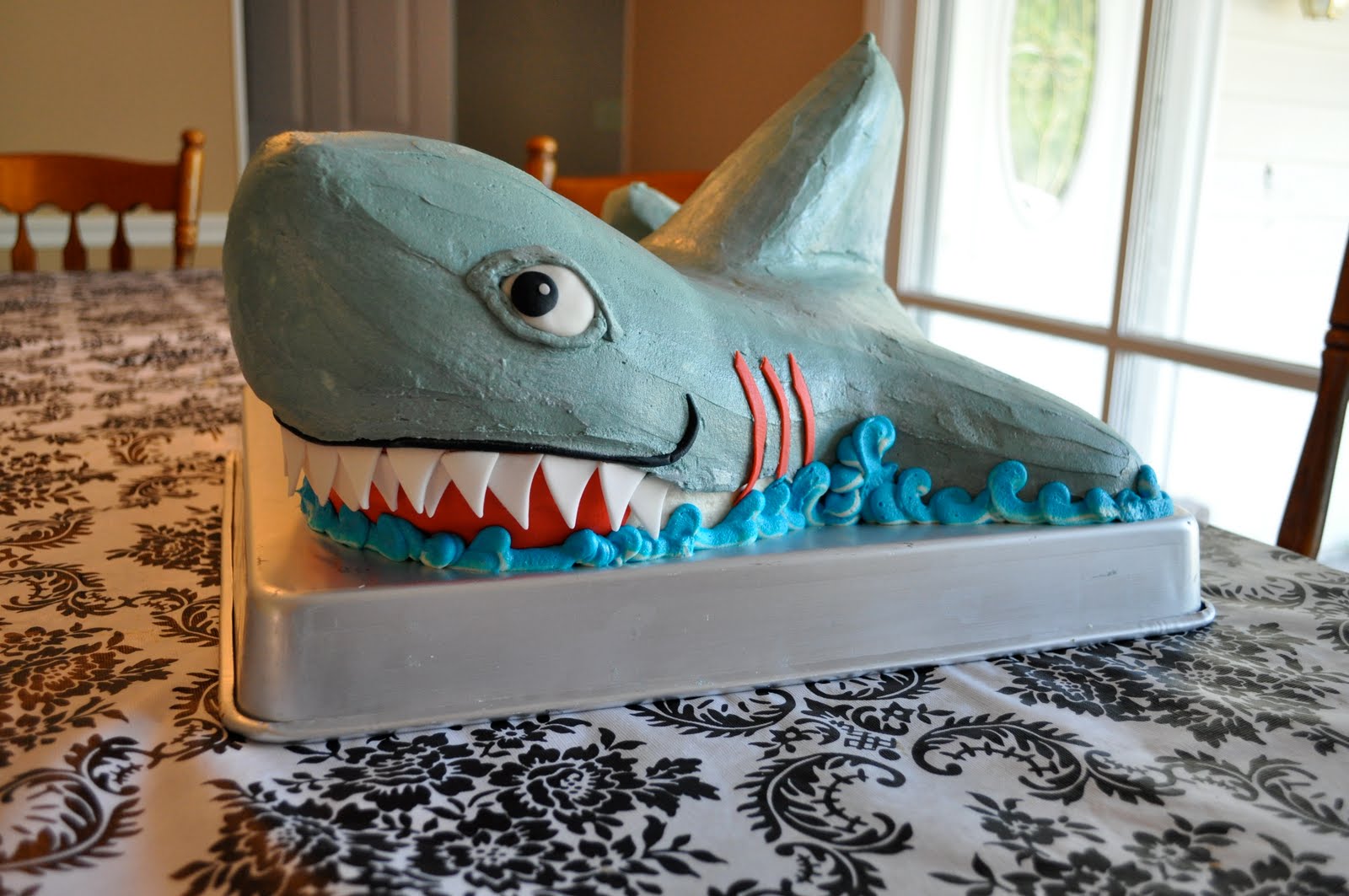 Shark Cakes Birthday.