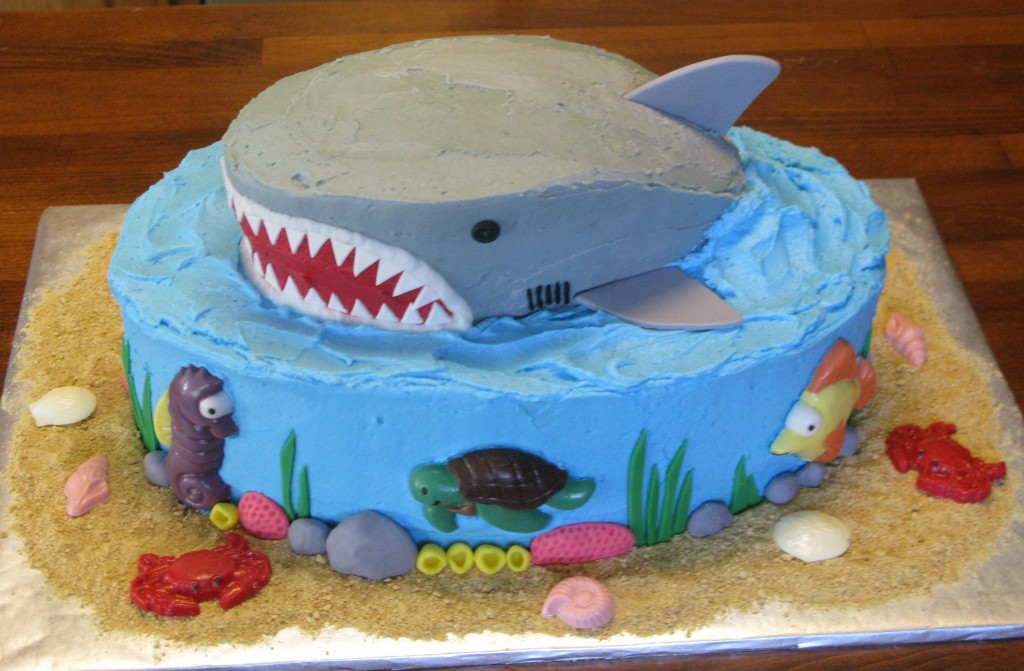Sharks Cake
