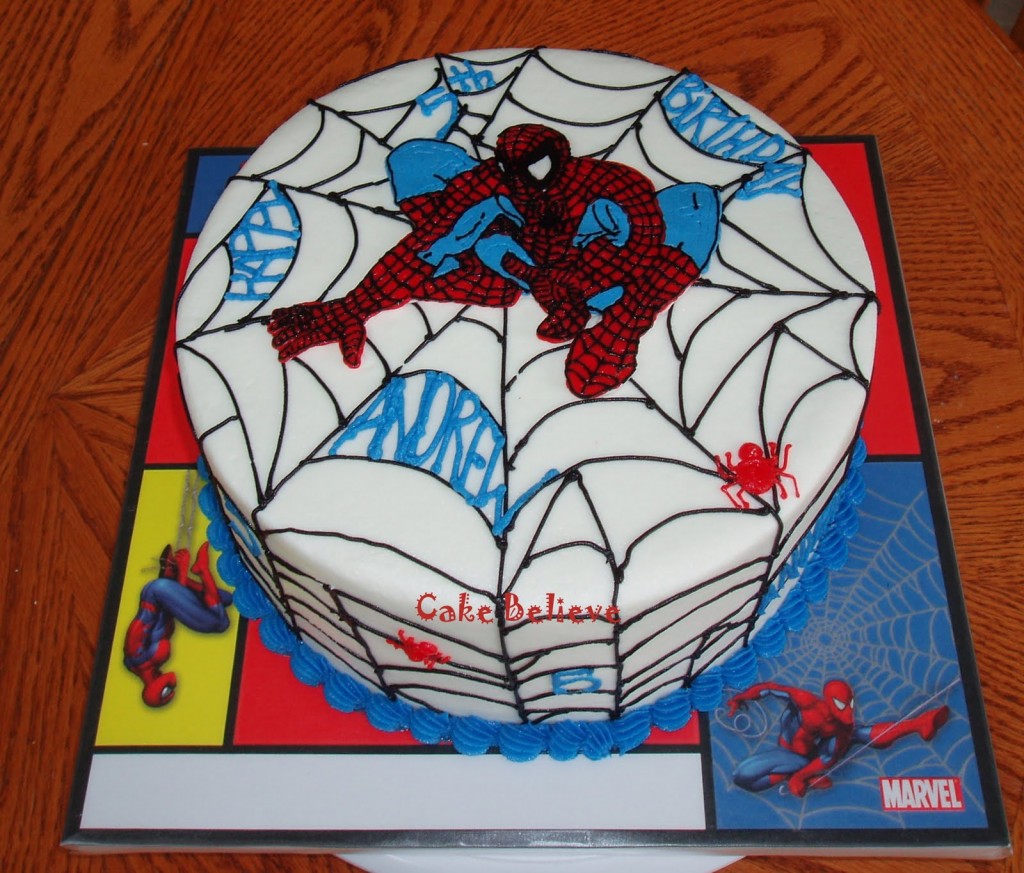 Spiderman Birthday Cake Designs