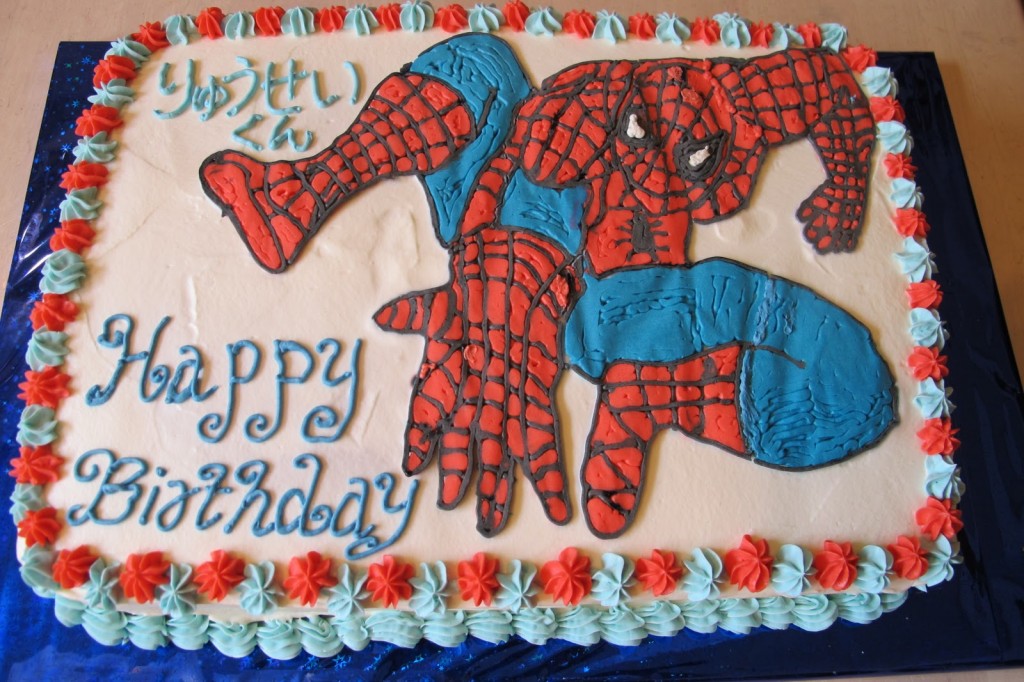 Spiderman Birthday Cake Pictures
