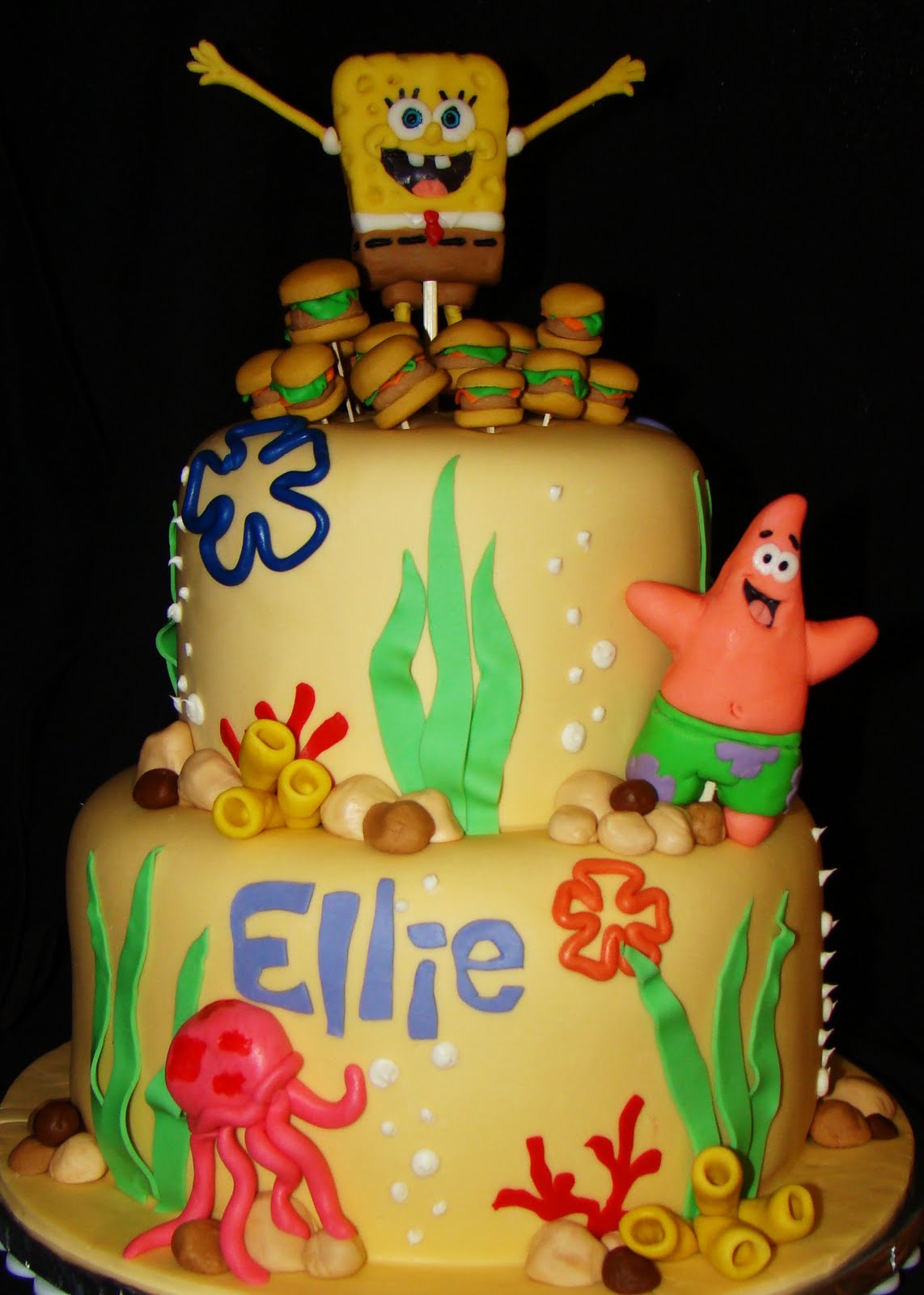 Spongebob Birthday Cake.