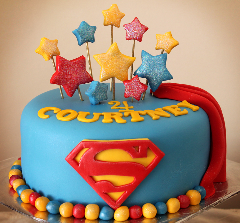 Superman Grooms Cake