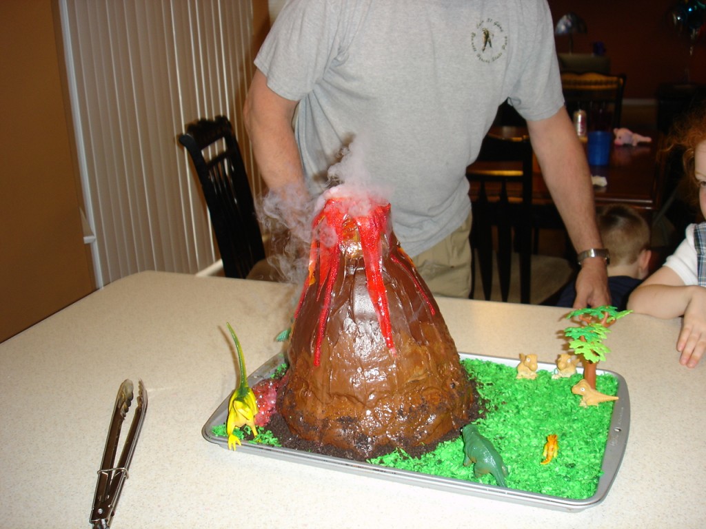 Volcano Birthday Cake Pictures