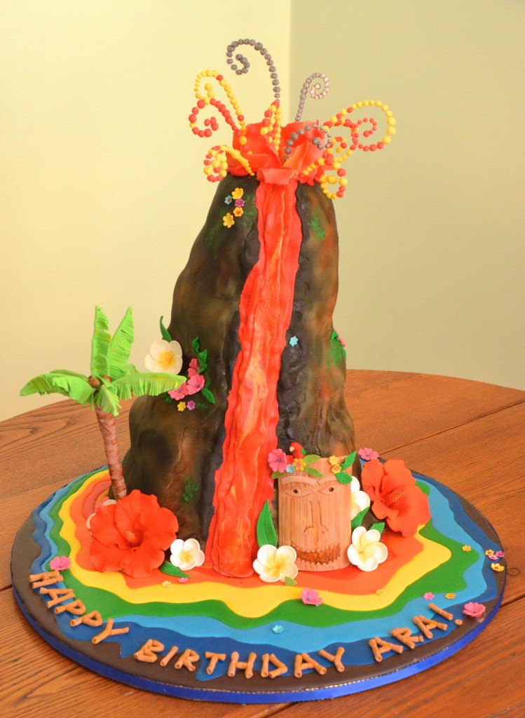 Volcano Birthday Cakes