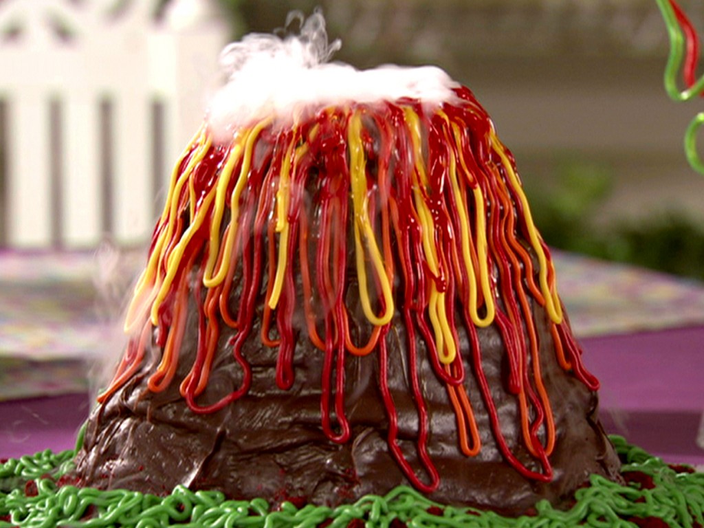 Volcano Cakes