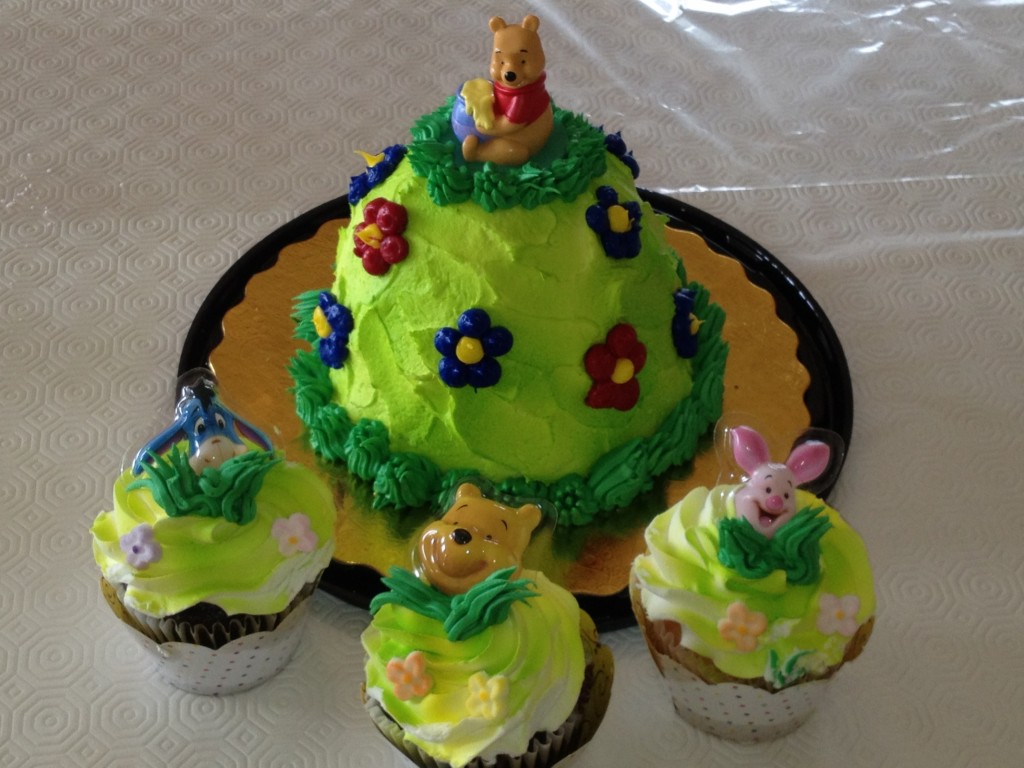 Winnie The Pooh Cup Cakes