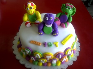 Barney Cake Topper