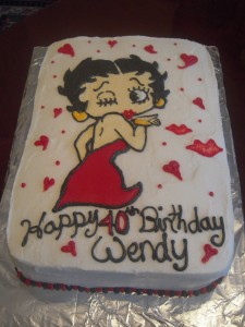 Betty Boop Birthday Cakes