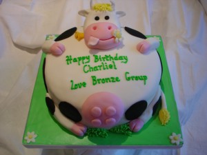 Birthday Cow Cakes