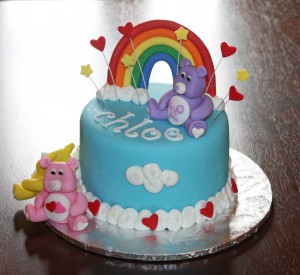Care Bear Birthday Cake