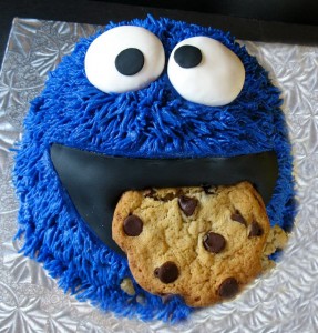 Cookie Monster Cakes