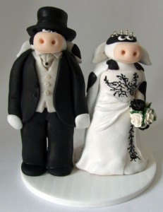 Cow Cake Toppers