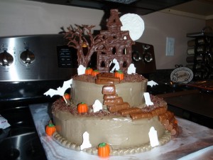 Haunted House Cake Designs